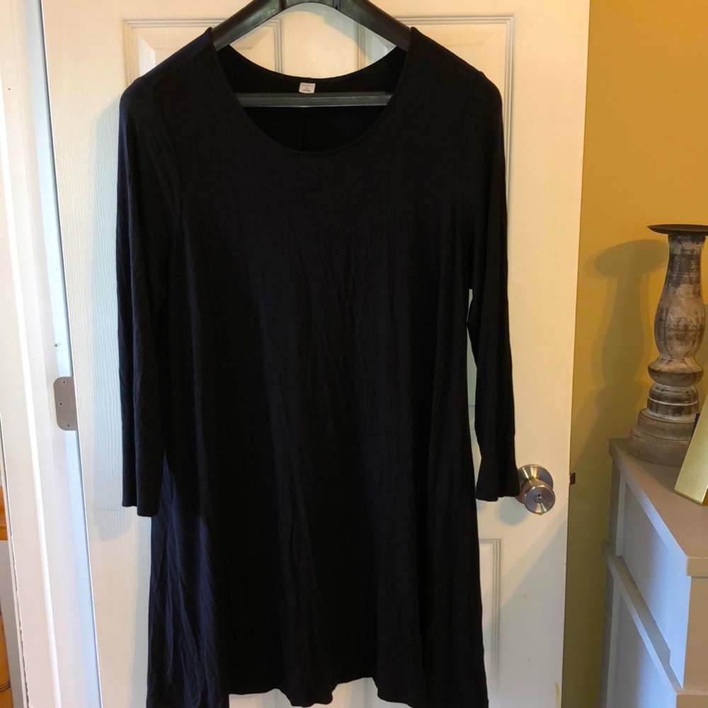 Long sleeved T shirt dress